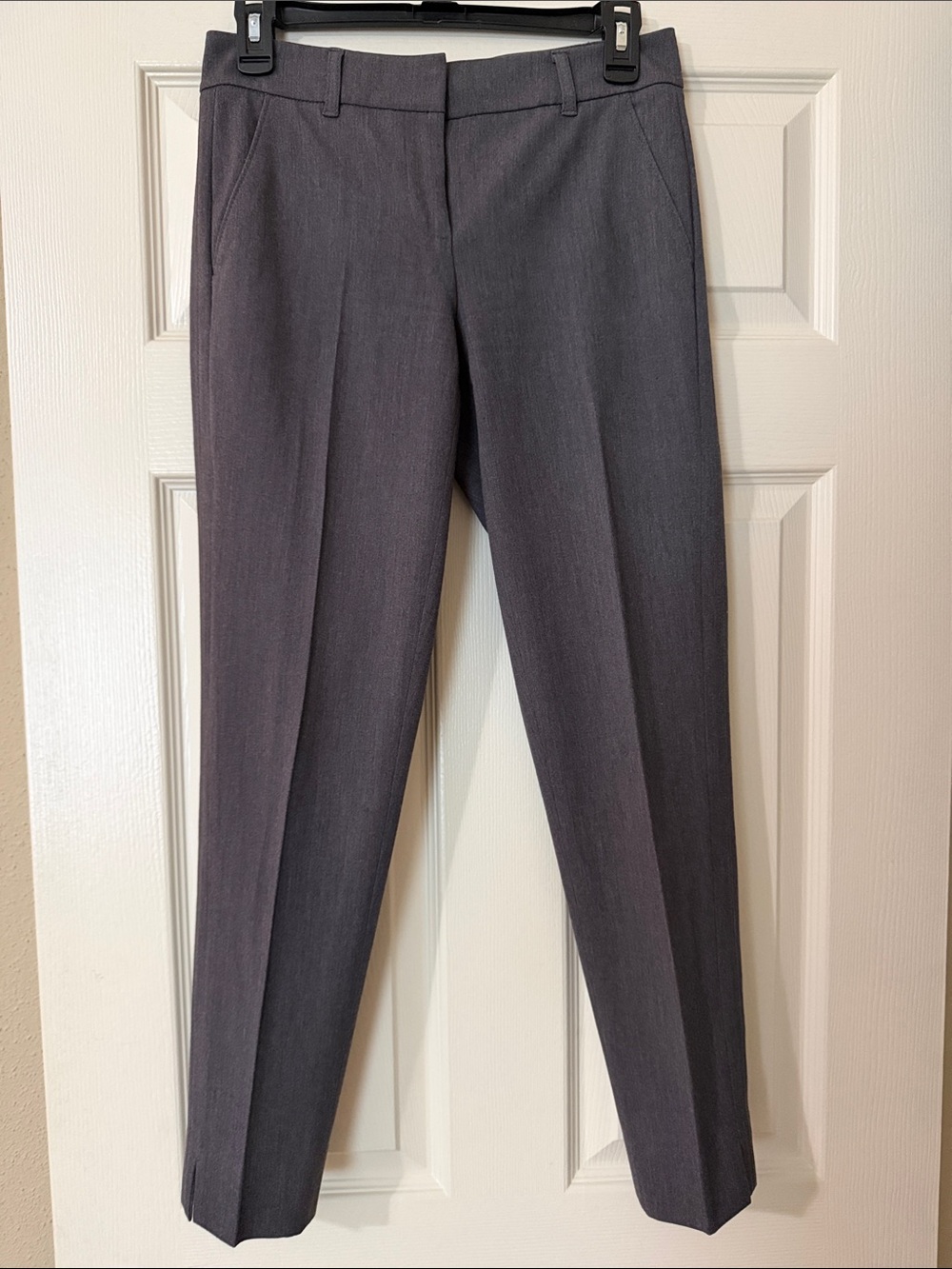 White House Black Market Charcoal Ankle Dress Pants